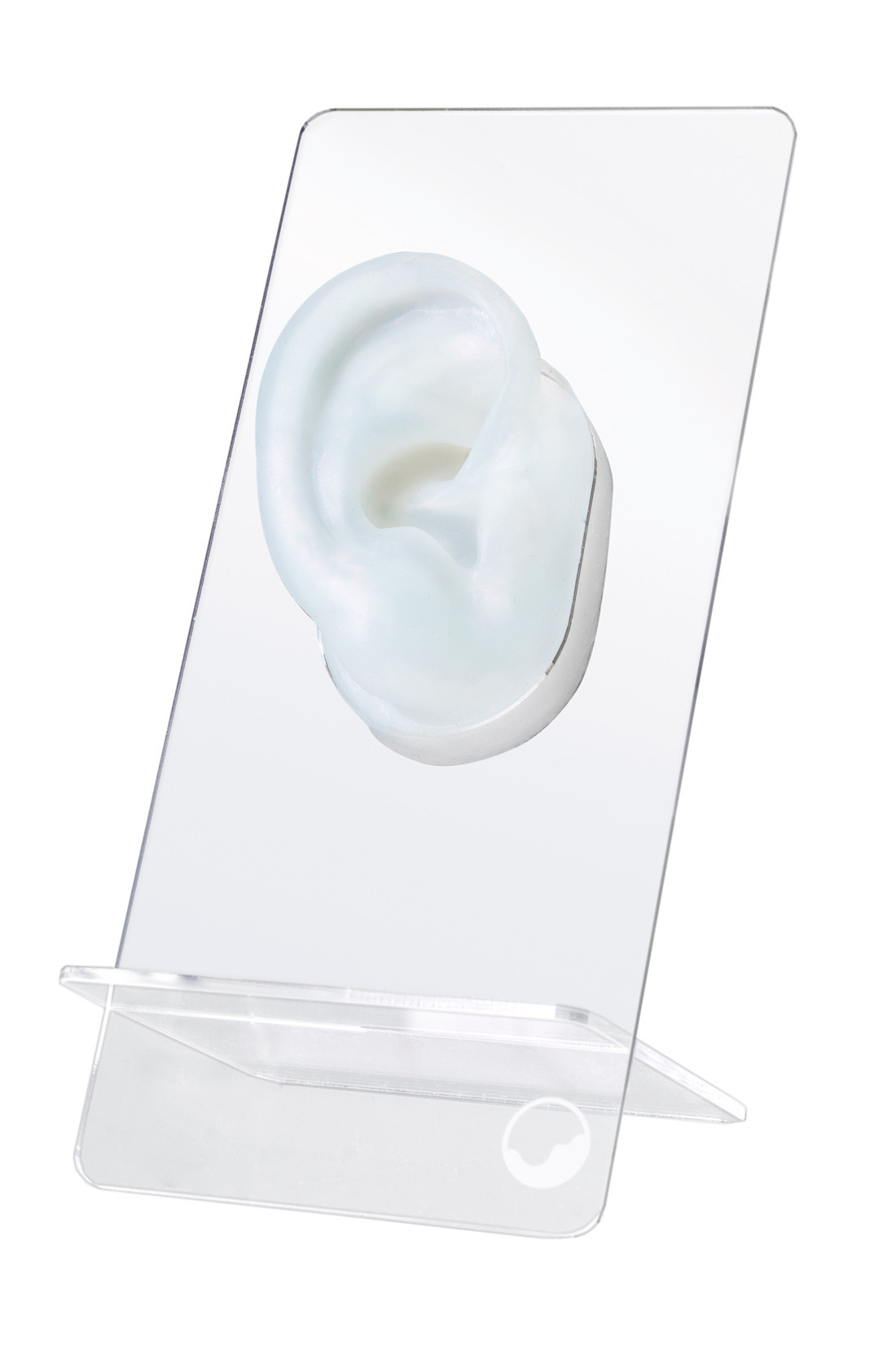 Demo-ear, right, with magnet incl. display, color pearl